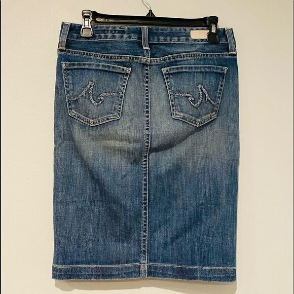 AG Adriano Goldschmied The Precise Denim Pencil Skirt Size 27R - Picture 3 of 6